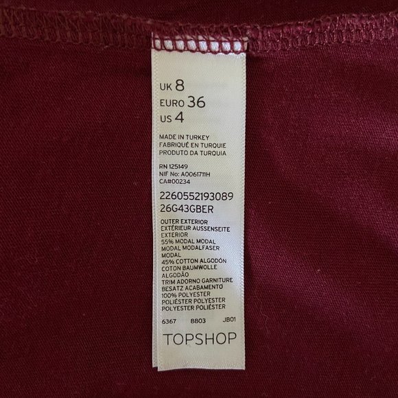 Topshop Crochet Edges Crop Top - Picture 4 of 4